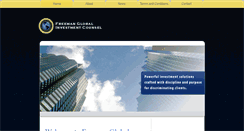 Desktop Screenshot of freemanglobal.com